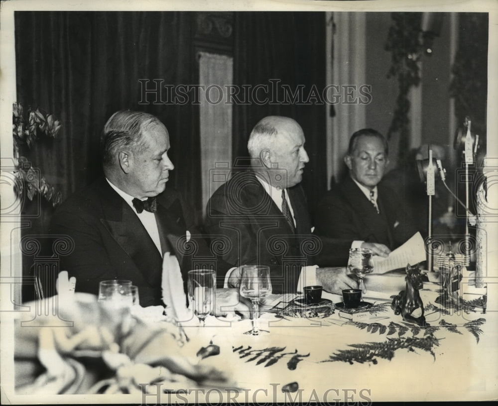 1936 Press Photo New York Farley honored at dinner NYC - Historic Images