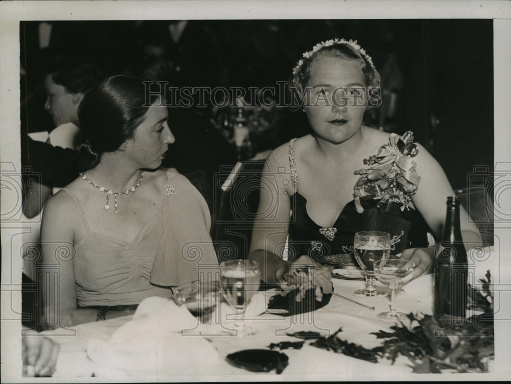 1936 Press Photo New York Attends Horse Show Ball NYC - neny11219-Historic Images