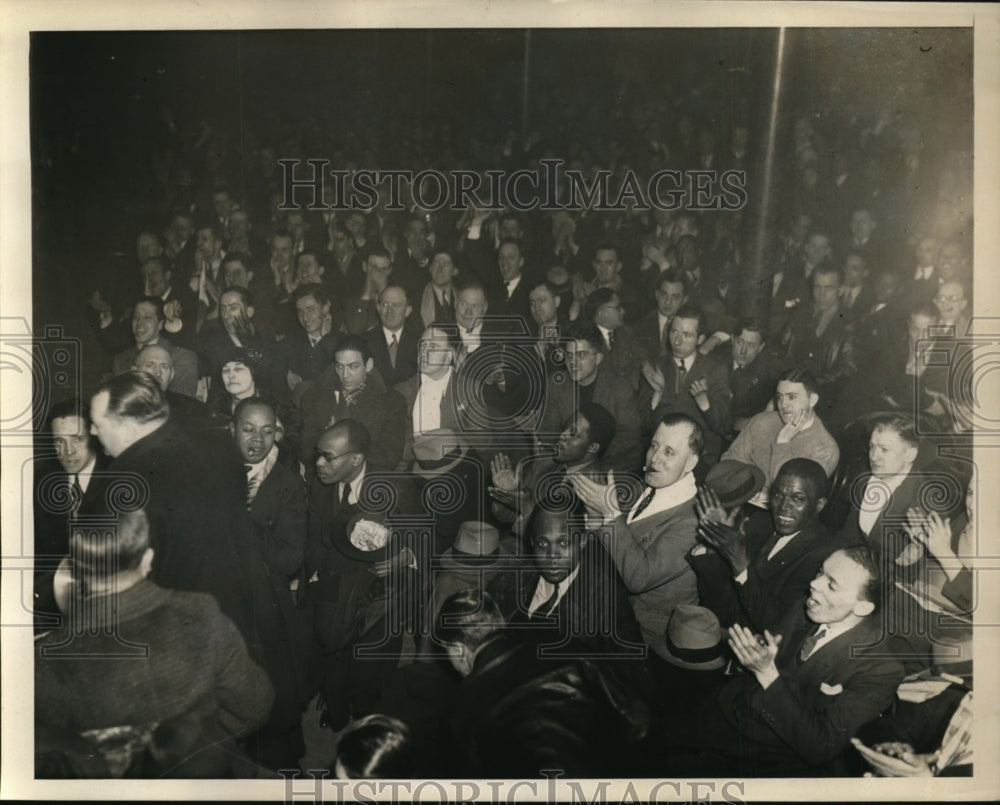 1936 Press Photo New York Building Service Employees Strike NYC - Historic Images