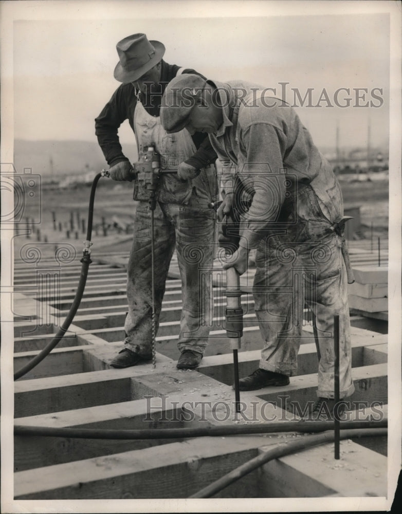 1941 New York Workers of California Shipbuilding Corp NYC-Historic Images