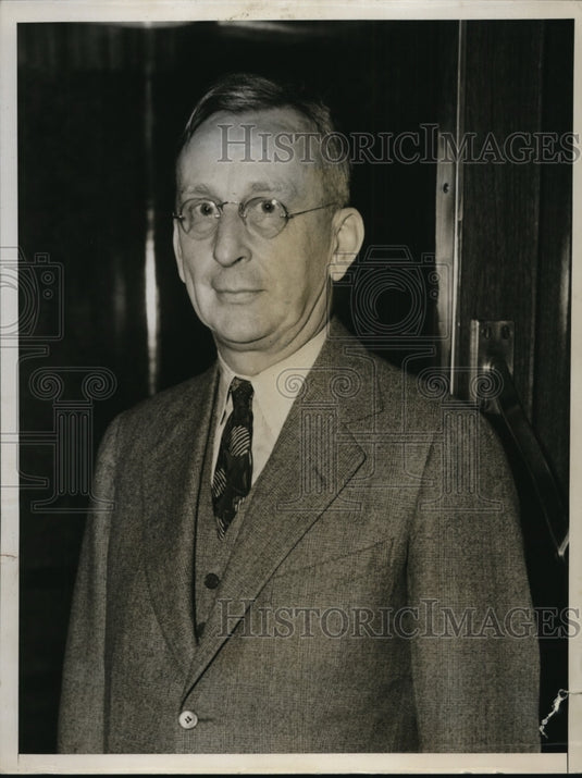 1937 Press Photo New York J.Spencer Wees, Pres. of the Natl. Horse Show NYC - Historic Images