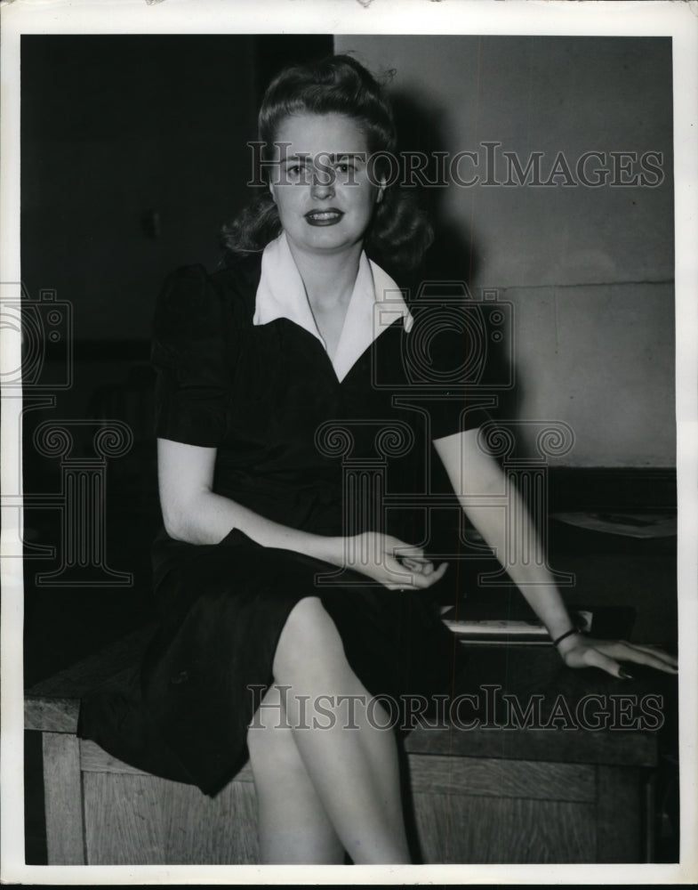 1941 Press Photo New York Joyce Frank of Brooklyn reported missing in NYC-Historic Images