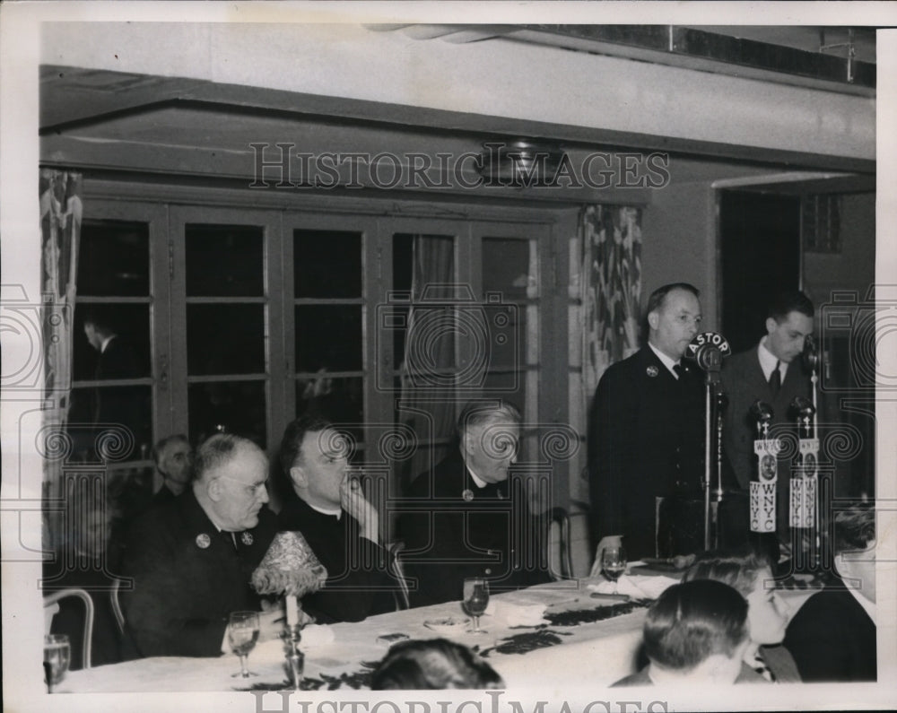 1939 Press Photo New York Fire Dept. Holy Name Communion Breakfast NYC-Historic Images