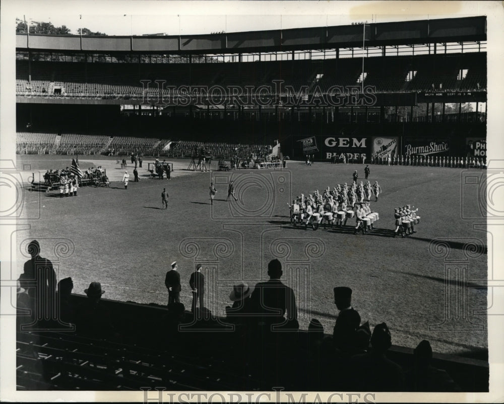 1937 Press Photo New York Ameriican Legion band contest in NYC - neny14056-Historic Images