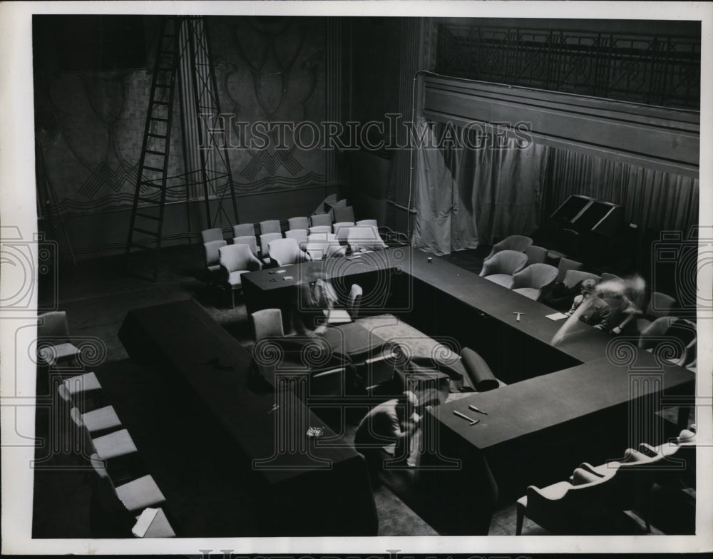 1946 Press Photo New York Henry Hudson hotel for UN Security Council in NYC - Historic Images