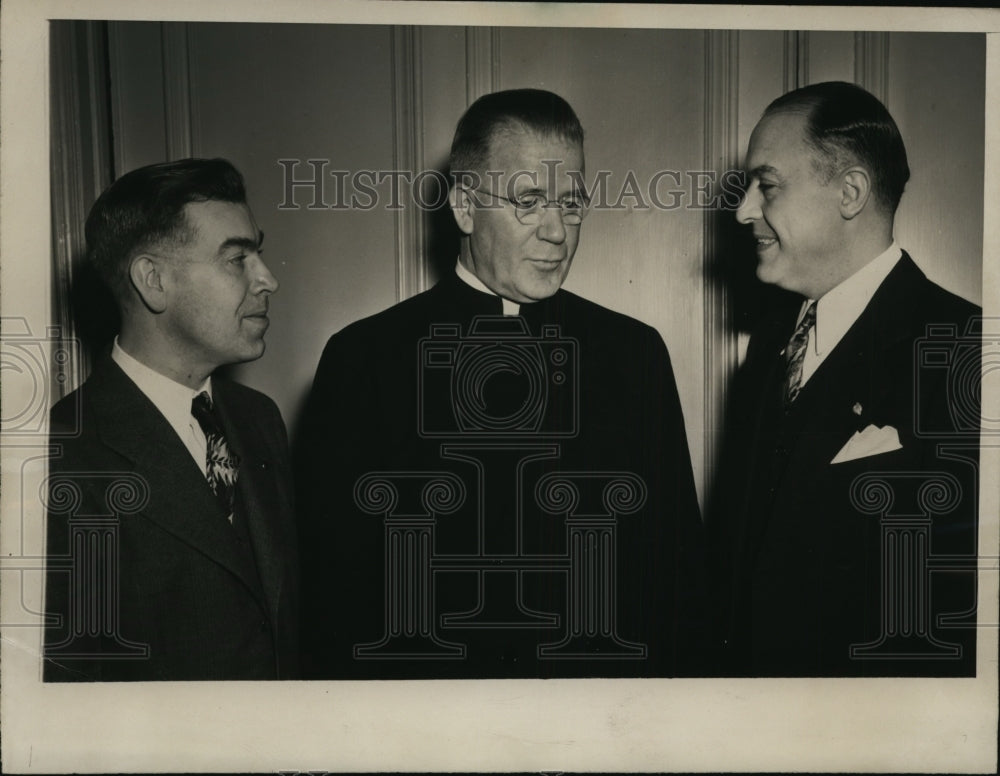 1946 Press Photo New York Joseph V. Sefcik at Communion Breakfast NYC - Historic Images