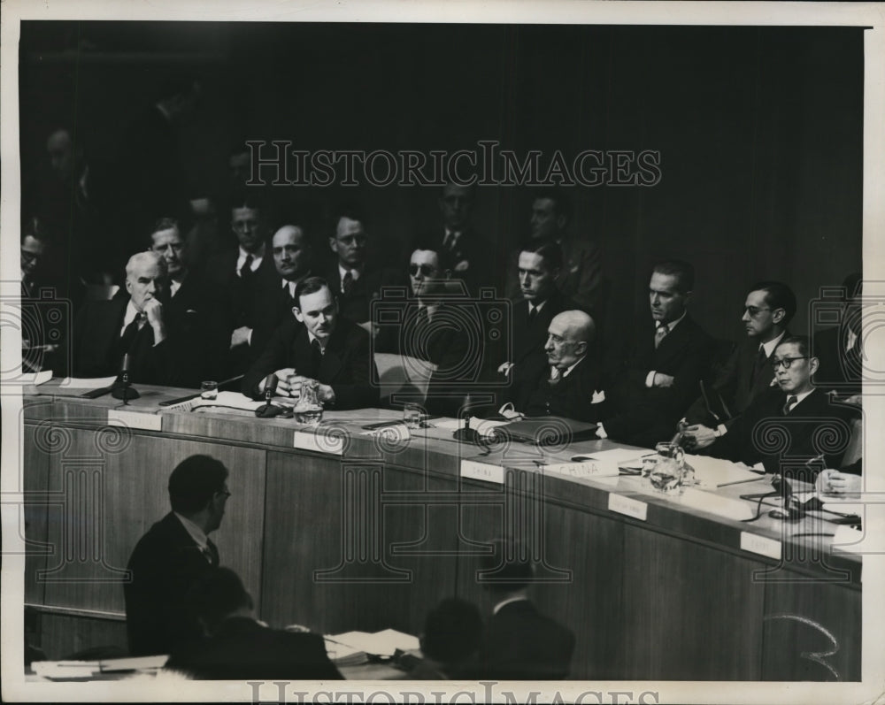 1946 Press Photo New York U.N. Security Council Edward R. Stettinius, Jr. NYC-Historic Images