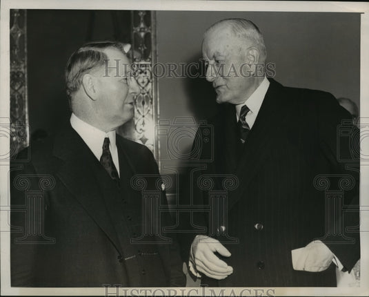1939 Press Photo New York Colonel Knox Honored at Luncheon NYC - Historic Images