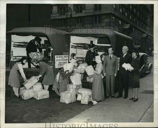 1941 Press Photo New York Preparing for the Blitz Against Cancer NYC - Historic Images