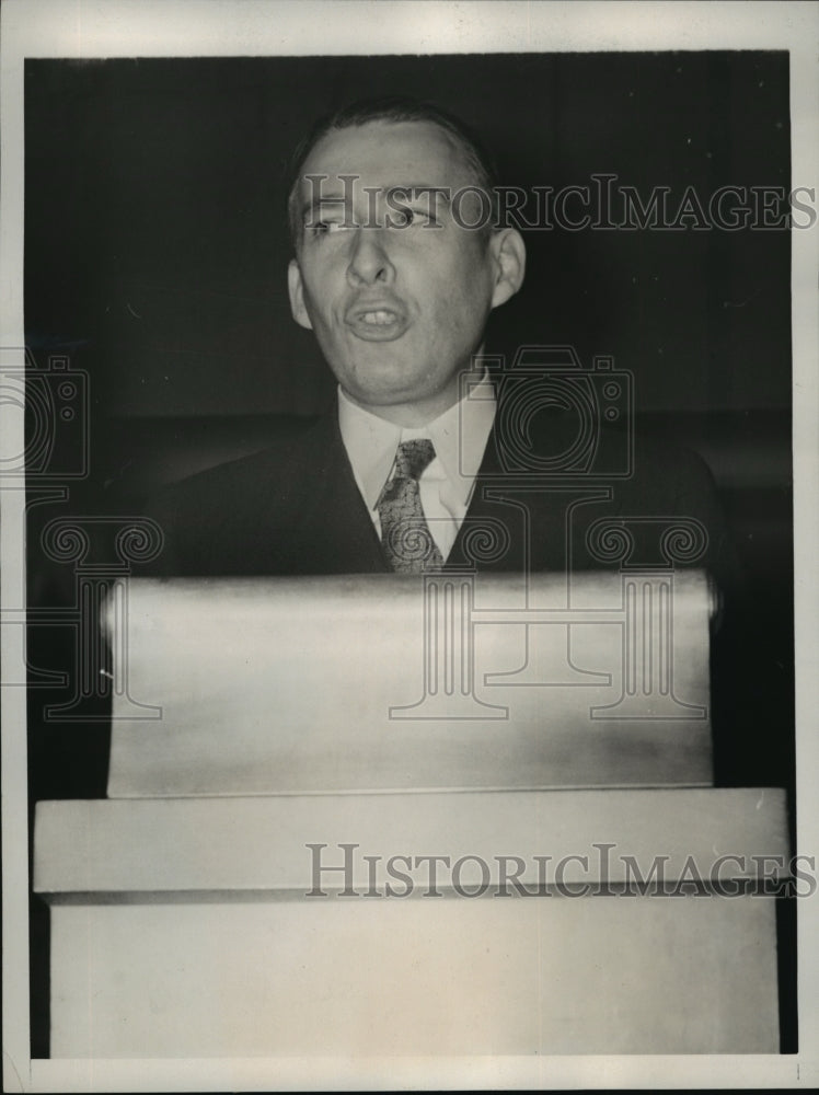 1940 Press Photo New York Berle Calls America Best Defended Part of World NYC-Historic Images