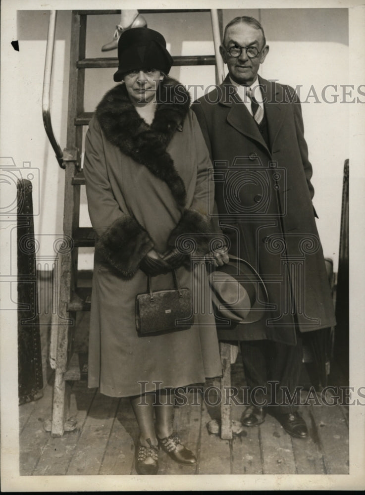 1929 Press Photo New York Mr &amp; Mrs Frank Patterson of Baltimore in NYC-Historic Images