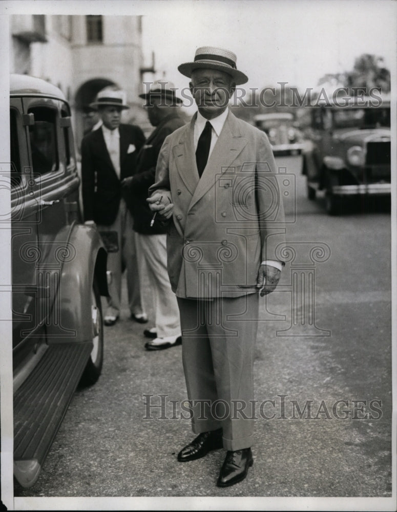 1934 Press Photo New York Society in Palm Beach NYC - Historic Images