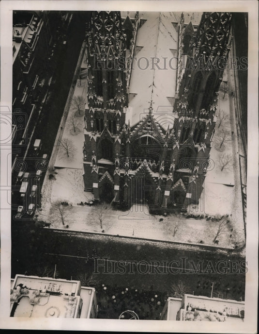 1940 Press Photo New York St Patrick's Cathedral Fifth Ave in NYC - neny16568-Historic Images