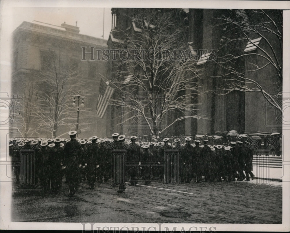 1940 Press Photo New York St. Patricks Day parade passes St. Patricks NYC-Historic Images