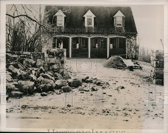 1940 Press Photo New York George Scalise Steam-Heated garage Estate NYC-Historic Images