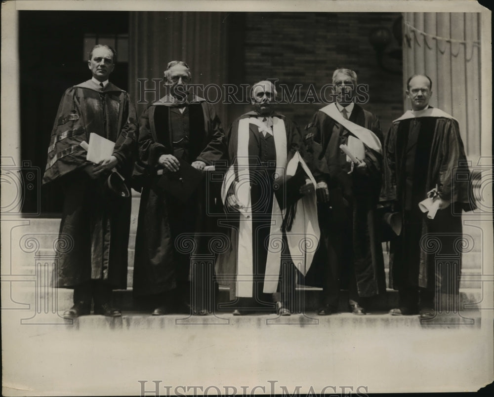 1930 Press Photo NEW YORK 95TH COMMENCEMENT OF NY UNIVERSITY NYC - Historic Images