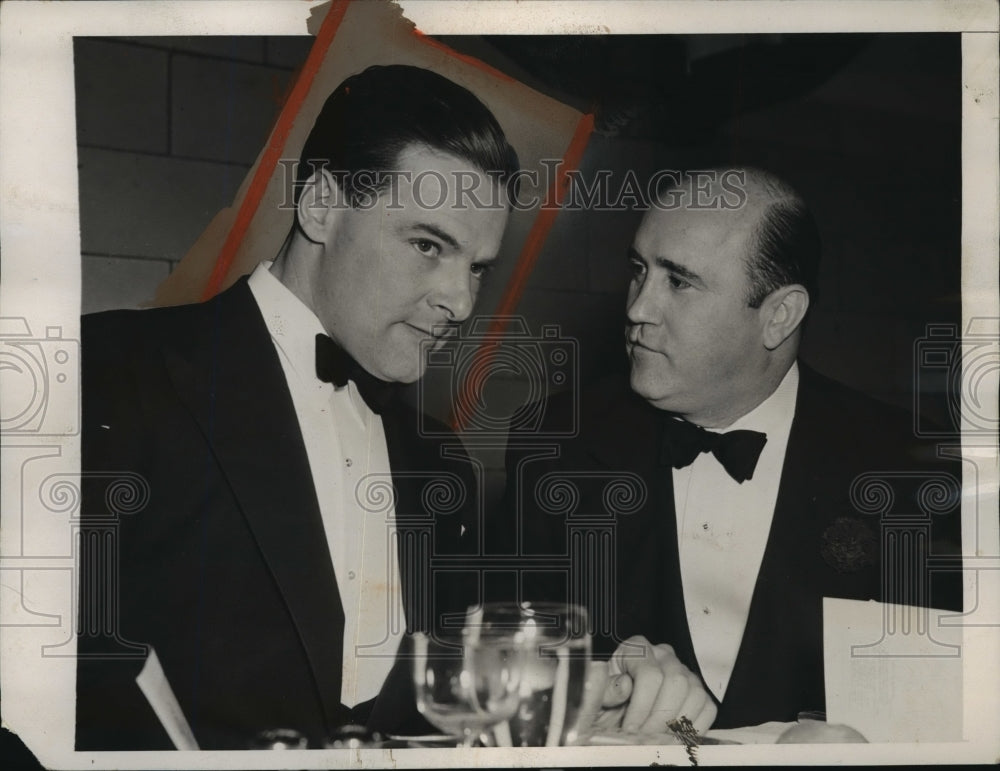 1940 Press Photo NEW YORK ATTEND BROOKLYN LINCOLN DAY DINNER NYC - Historic Images