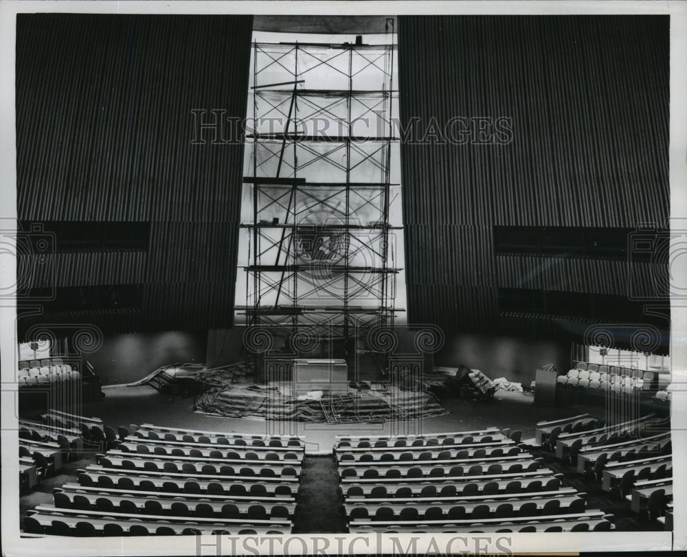 1956 Press Photo New York General Assembly Hall United Nations NYC - neny18305-Historic Images