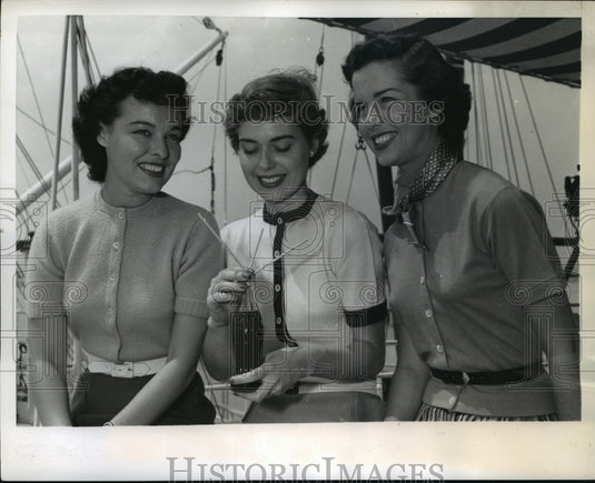 1950 New York Short Sleeved Cardigans by Garland NYC-Historic Images