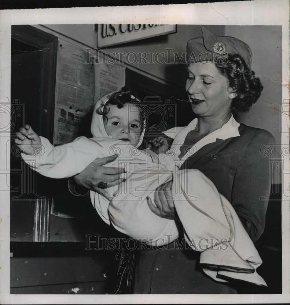 1949 New York Infantile Paralysis Victim from Istanbul Turkey-Historic Images