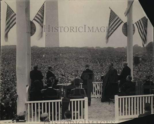 1924 Press Photo New York Crowds NYC - Historic Images
