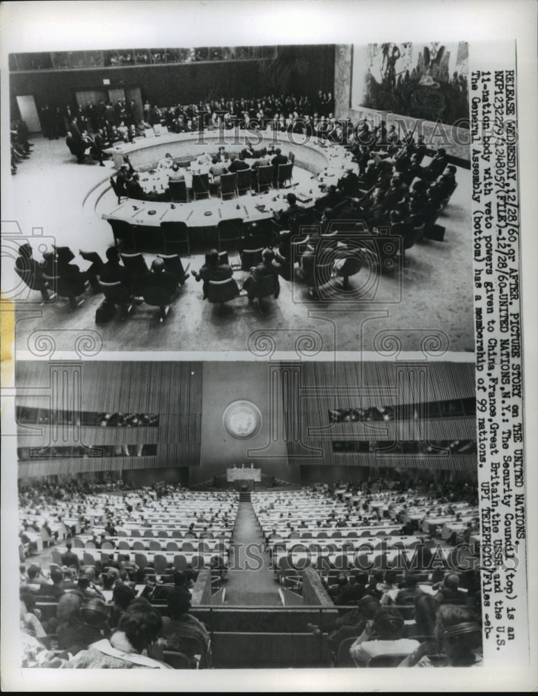 1960 Press Photo New York UN Security Council &amp; General Assembly in NYC-Historic Images