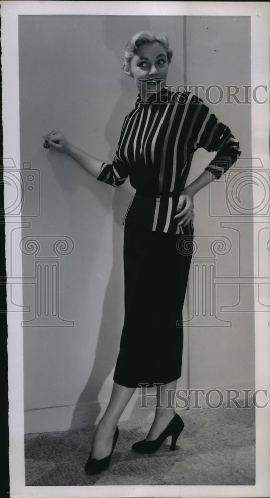 1950 New York Katja of Sweden Women's Fashion NYC-Historic Images
