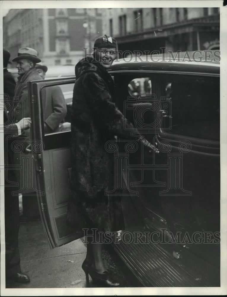 1933 Press Photo NEW YORK EN ROUTE TO WASHINGTON D.C. NYC - Historic Images