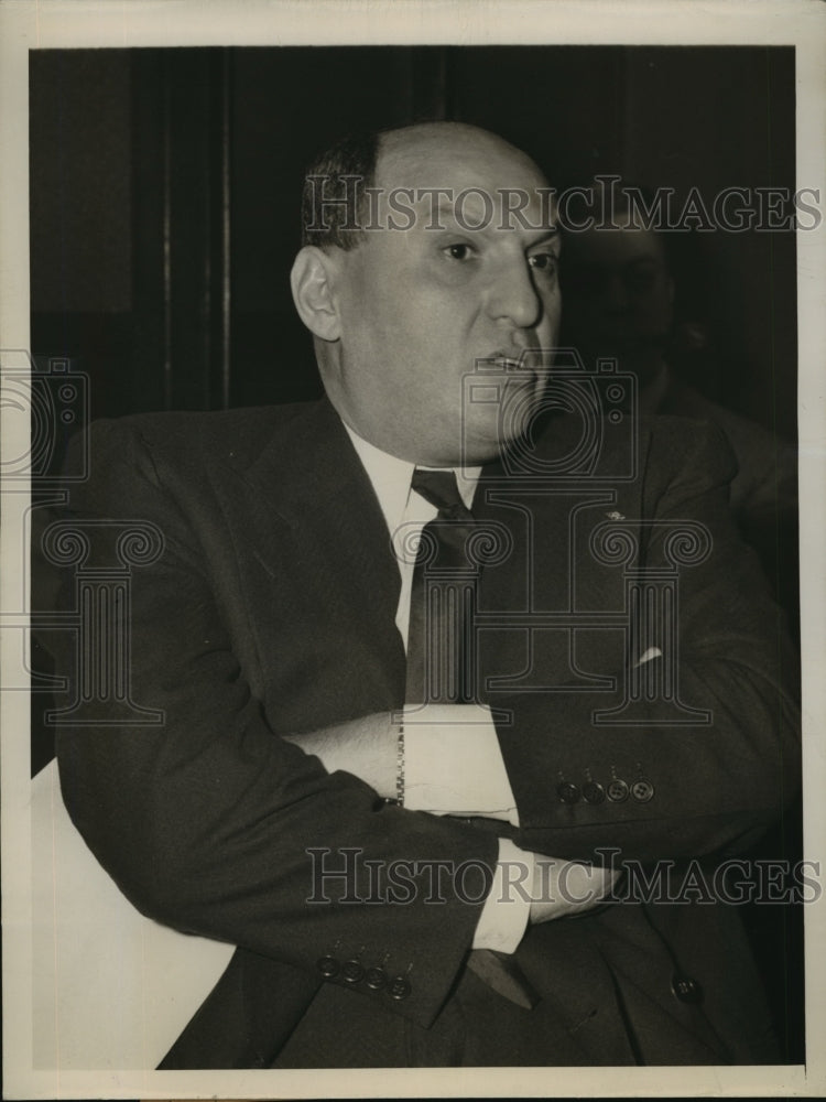 1948 Press Photo New York International Distributors Head Irving Haim NYC - Historic Images