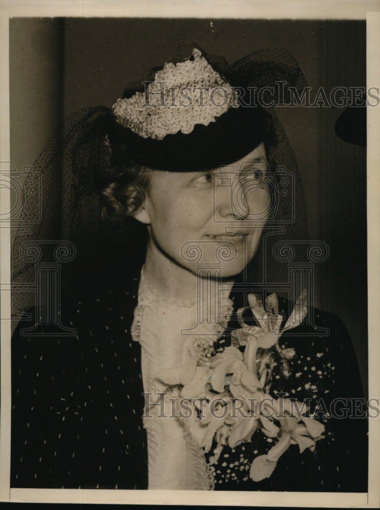 1940 Press Photo New York Mrs.Wendell L.Willkie at Tea Party in her Honor NYC-Historic Images