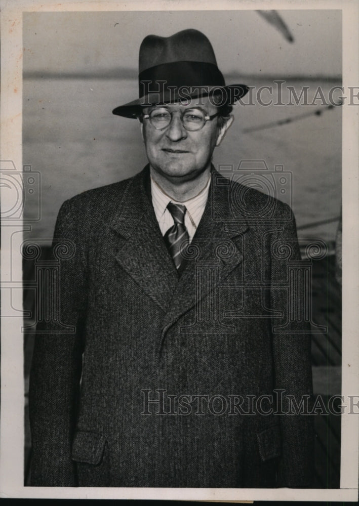 1940 Press Photo NEW YORK BRITISH AMBASSADOR RETURNS TO POST NYC - Historic Images