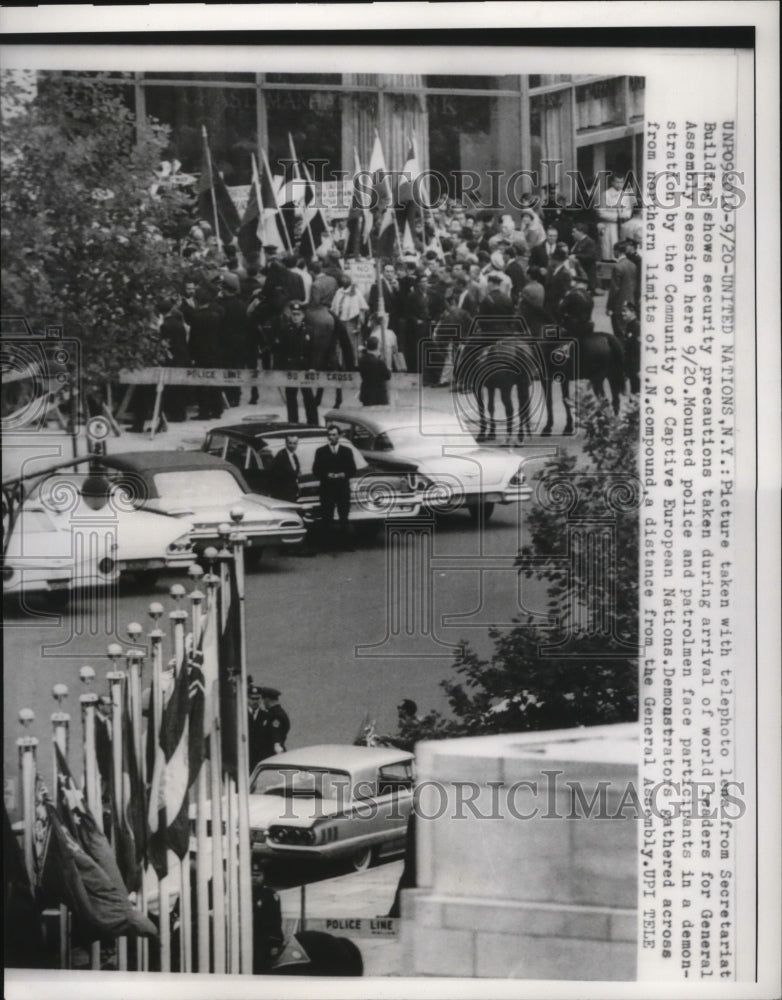 1960 Press Photo New York Secretariat building of the UN for General Assembly NY - Historic Images