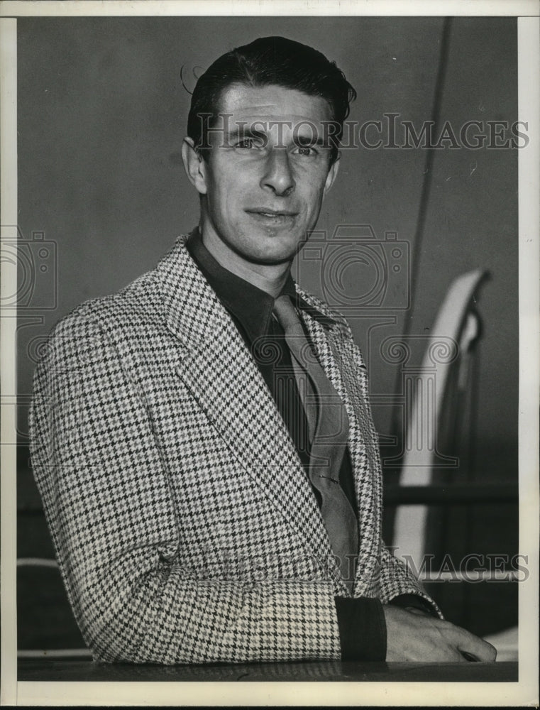 1941 Press Photo New York Count Elie De Borchgrave Belgian nobleman arrives NYC-Historic Images