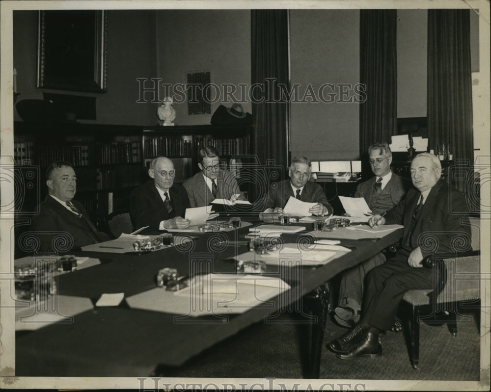 1932 Press Photo New York Mastick Tax Revision Committee, find Revenue NYC - Historic Images