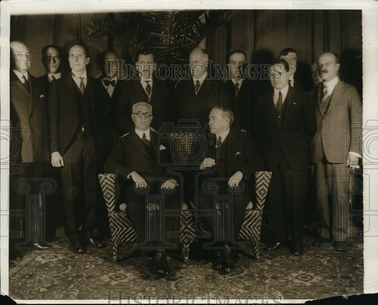 1929 Press Photo NEW YORK PRESIDENT-ELECT OF MEXICO FETED AT LUNCHEON NYC - Historic Images