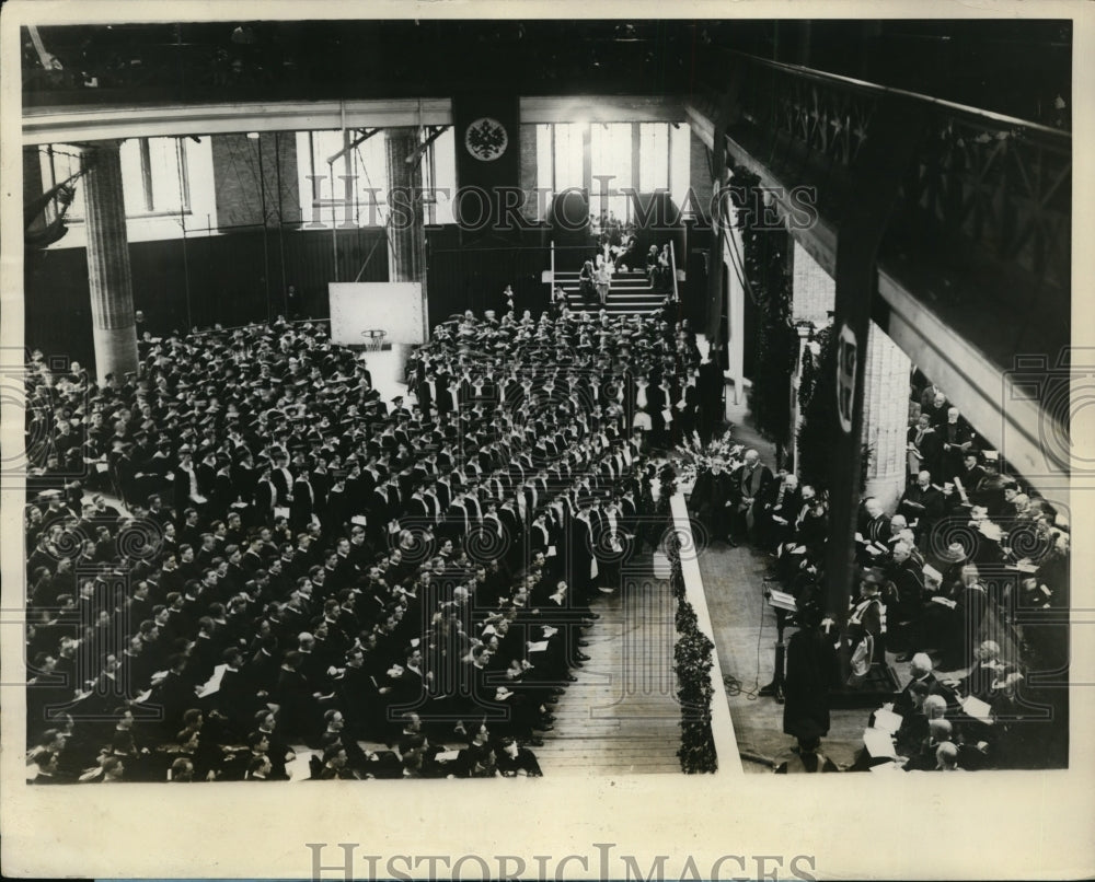 1928 Press Photo New York Columbia University commencement in NYC - neny23448-Historic Images