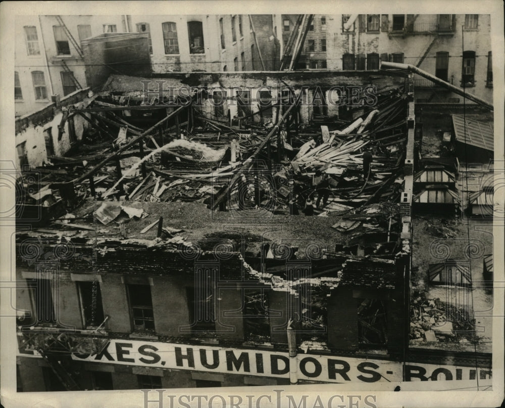 1923 Press Photo New York Three Alarm Blaze at 312-321 East Ninety 4th St. NYC - Historic Images