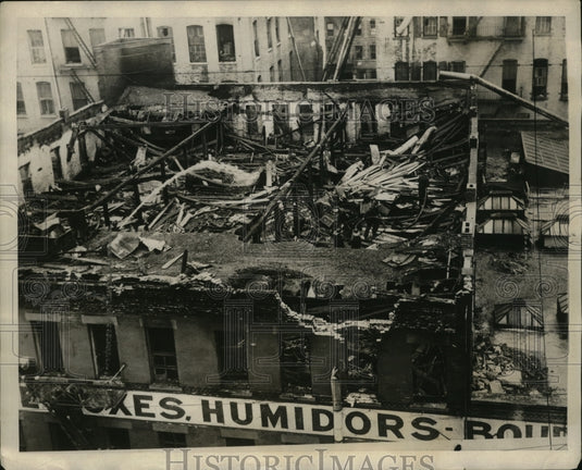 1923 Press Photo New York Three Alarm Blaze at 312-321 East Ninety 4th St. NYC - Historic Images