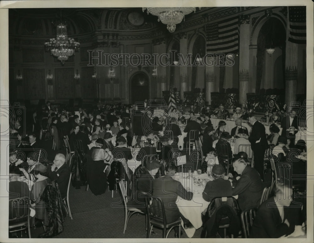 1934 Press Photo NEW YORK WOMEN REPUBLICANS HONOR LINCOLN NYC - Historic Images