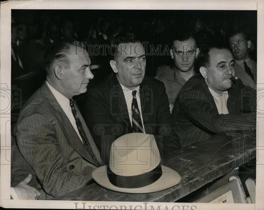 1939 Press Photo New Yrk Judge William O'Dwyer at Yankee Stadium NYC - Historic Images