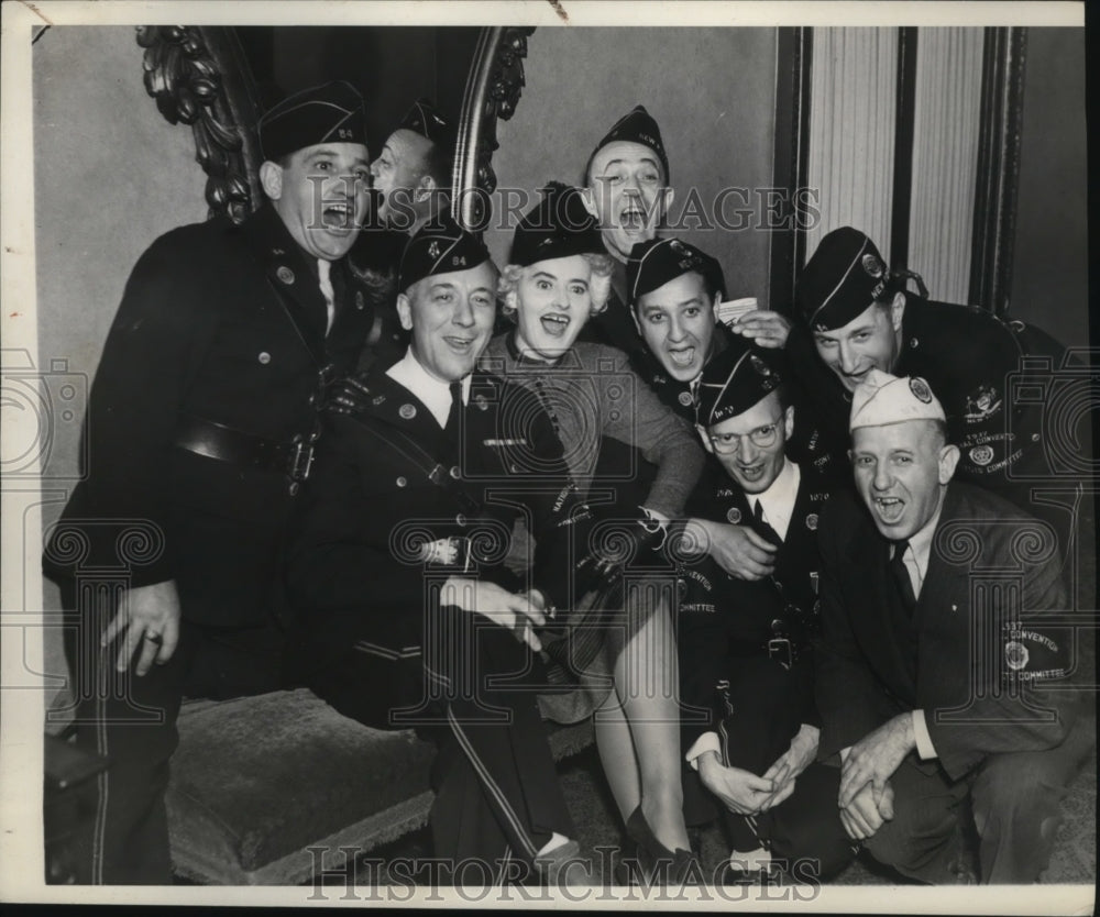 1937 Press Photo New York American Legionaires in NYC - neny24721-Historic Images