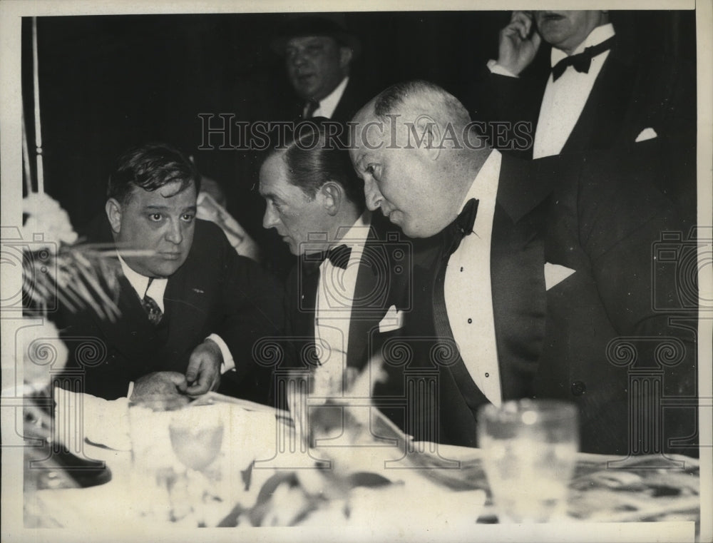 1937 Press Photo New York Mayor F.H. La Guardia,James Walker, James J.Farles NYC - Historic Images