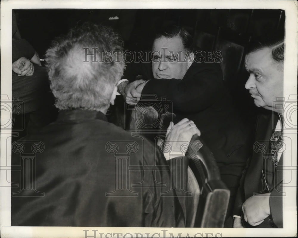 1941 Press Photo New York Mayor F.H.LaGuardia with Conductor Bruno Walter NYC-Historic Images