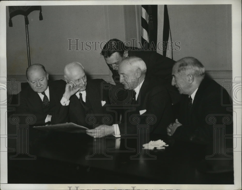 1933 Press Photo New York Election Returns at Tammany Hall New York City. - Historic Images