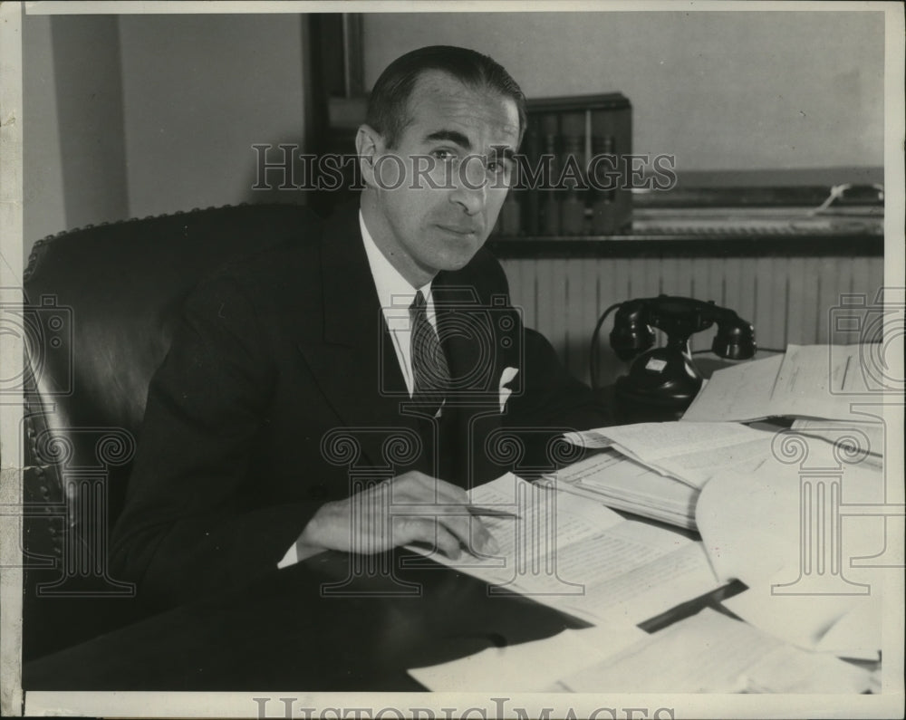 1933 Press Photo New York George Trosk Fusion nominee for Supreme Court NYC - Historic Images