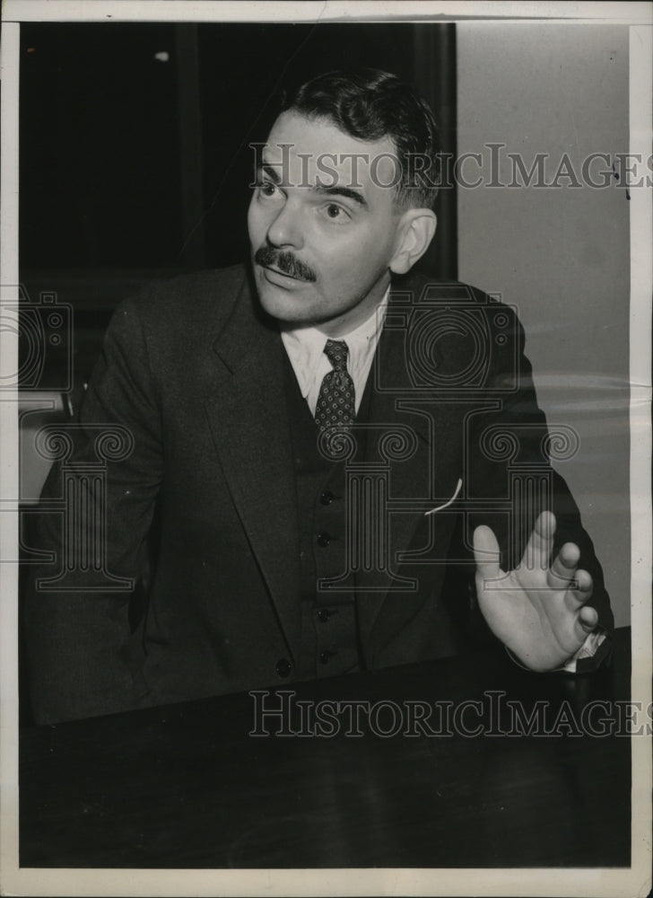 1938 Press Photo New York Dewey Concedes Defeat by Lehman NYC - neny26457-Historic Images