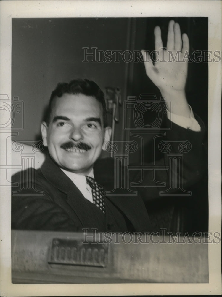 1939 Press Photo New York Dewey Leaves for New York Republican Convention NYC-Historic Images