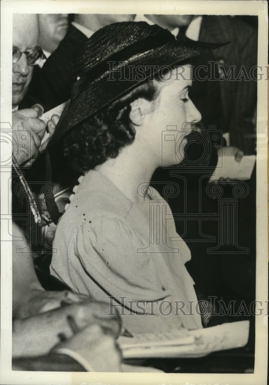 1938 Press Photo New York Testfied Against Elevator Starter in Fix Case NYC - Historic Images