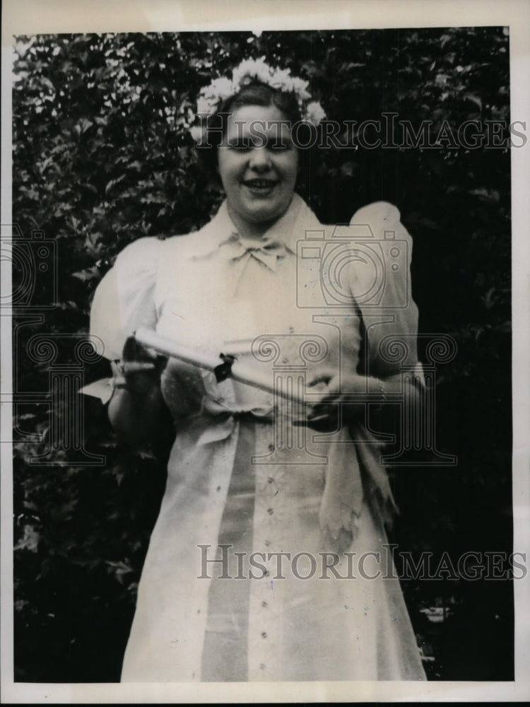 1938 Press Photo Dorothy Lee Wells missing from home in E Orange NJ - neo00848 - Historic Images