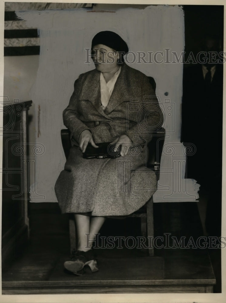 1934 Mrs Mike Hornack proprietor of a beer parlor  - Historic Images